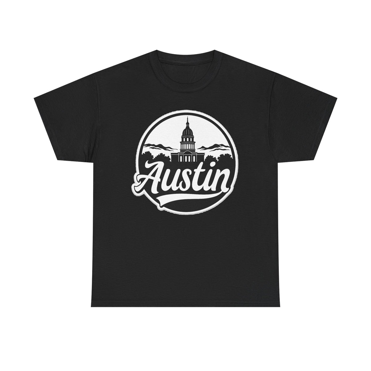 Austin Capitol Graphic Cotton T-Shirt / Tee