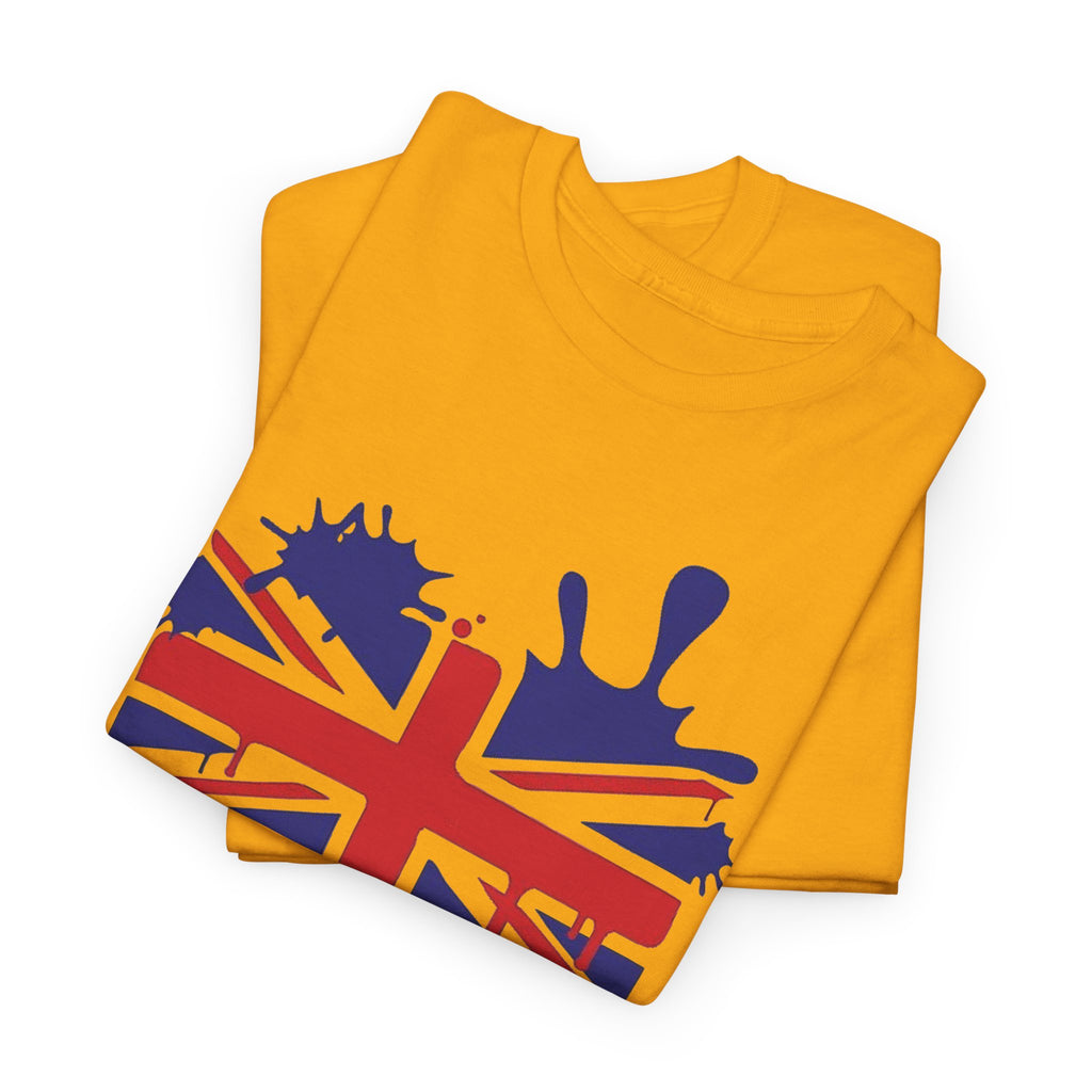 Union Jack Paint Splatter T-Shirt — British Flag Graphic Tee