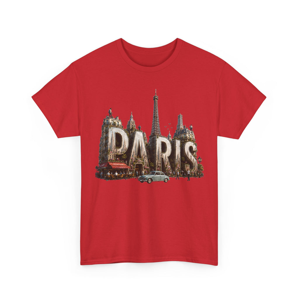 Paris Vintage Landmark T-Shirt — Eiffel Tower Retro Travel Tee
