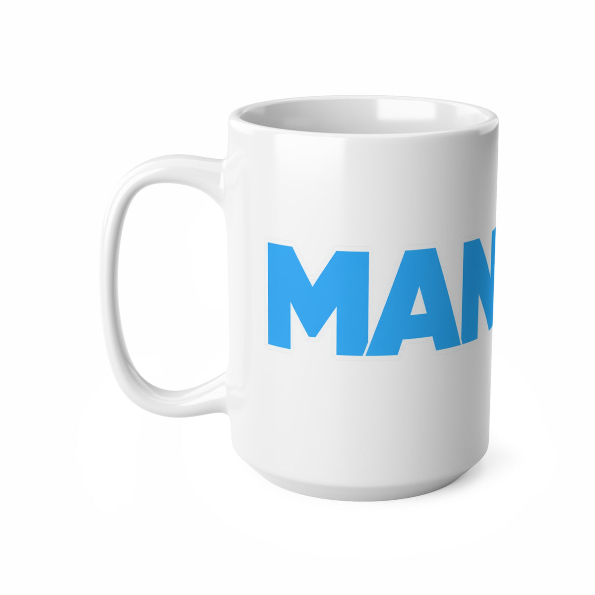 Man City Blue Logo Coffee Mug — Ceramic 11oz & 15oz