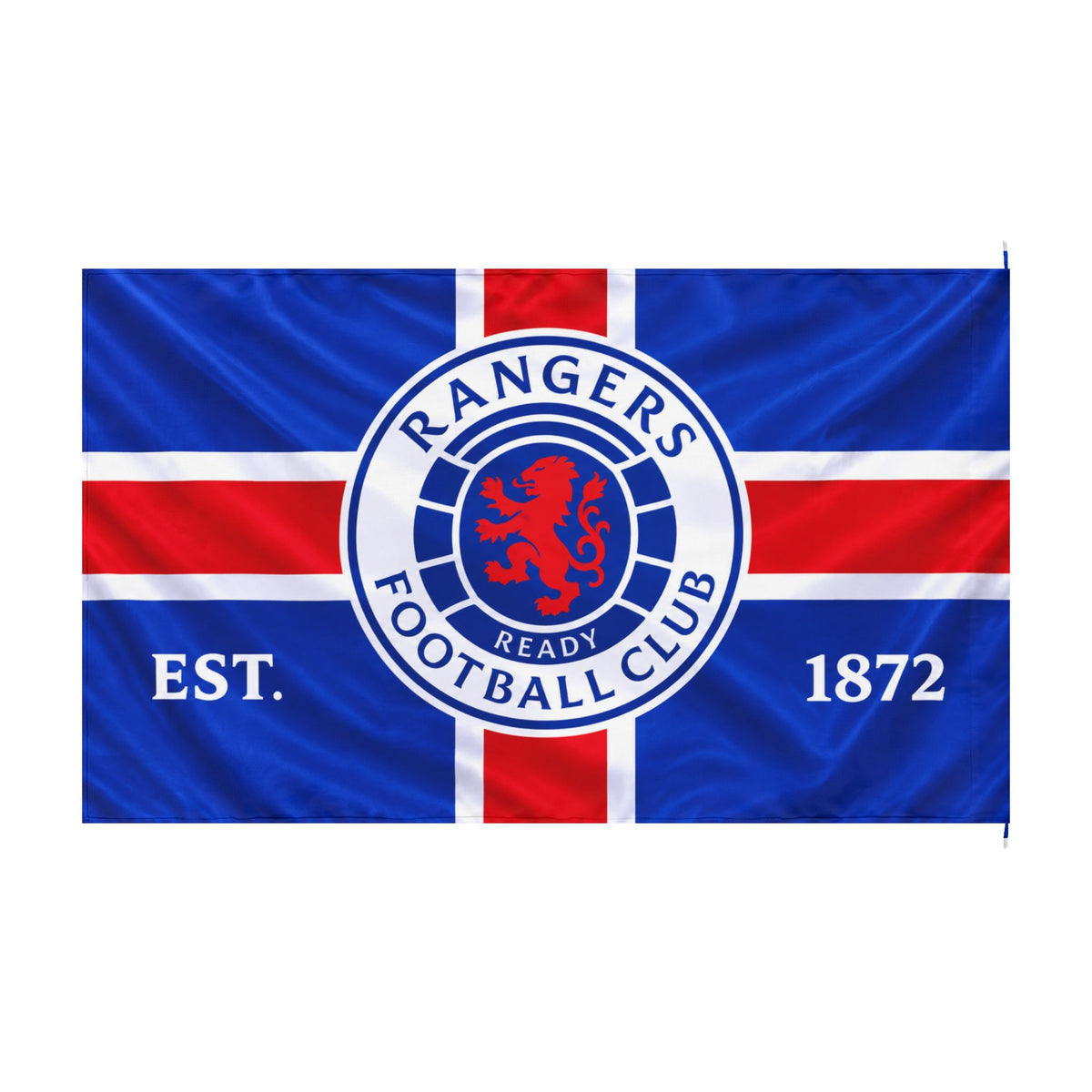 Rangers Football Club Double-Sided Flag – EST. 1872 Fan Banner