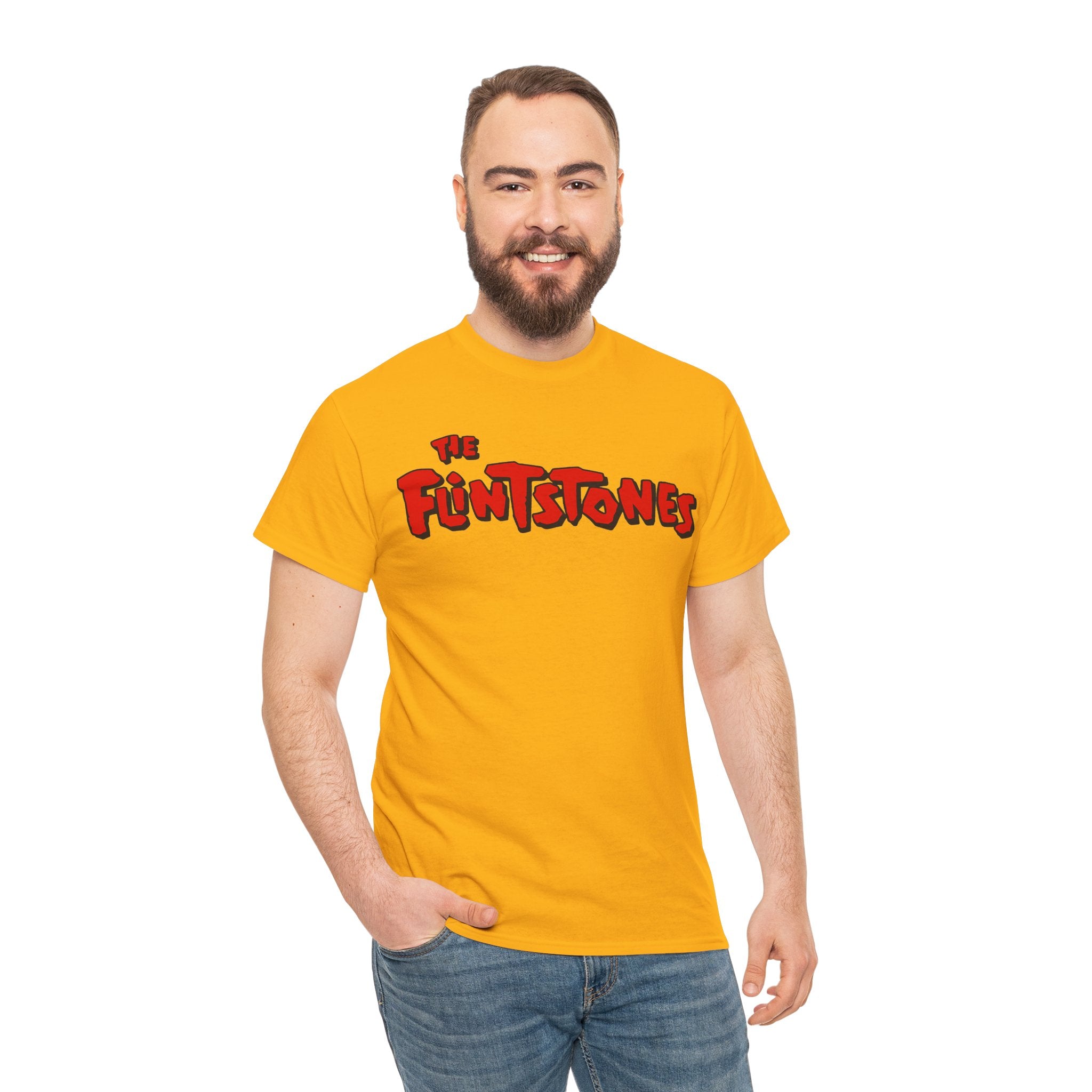 The Flintstones Logo Tee - Retro Cartoon Graphic T-Shirt