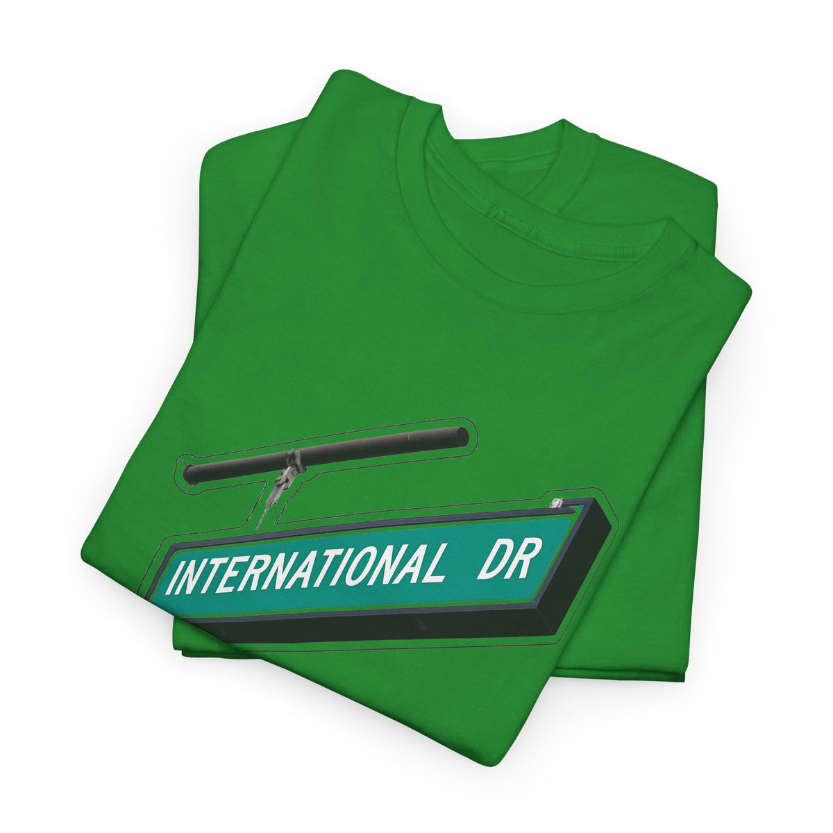 International Dr Street Sign Cotton T-Shirt