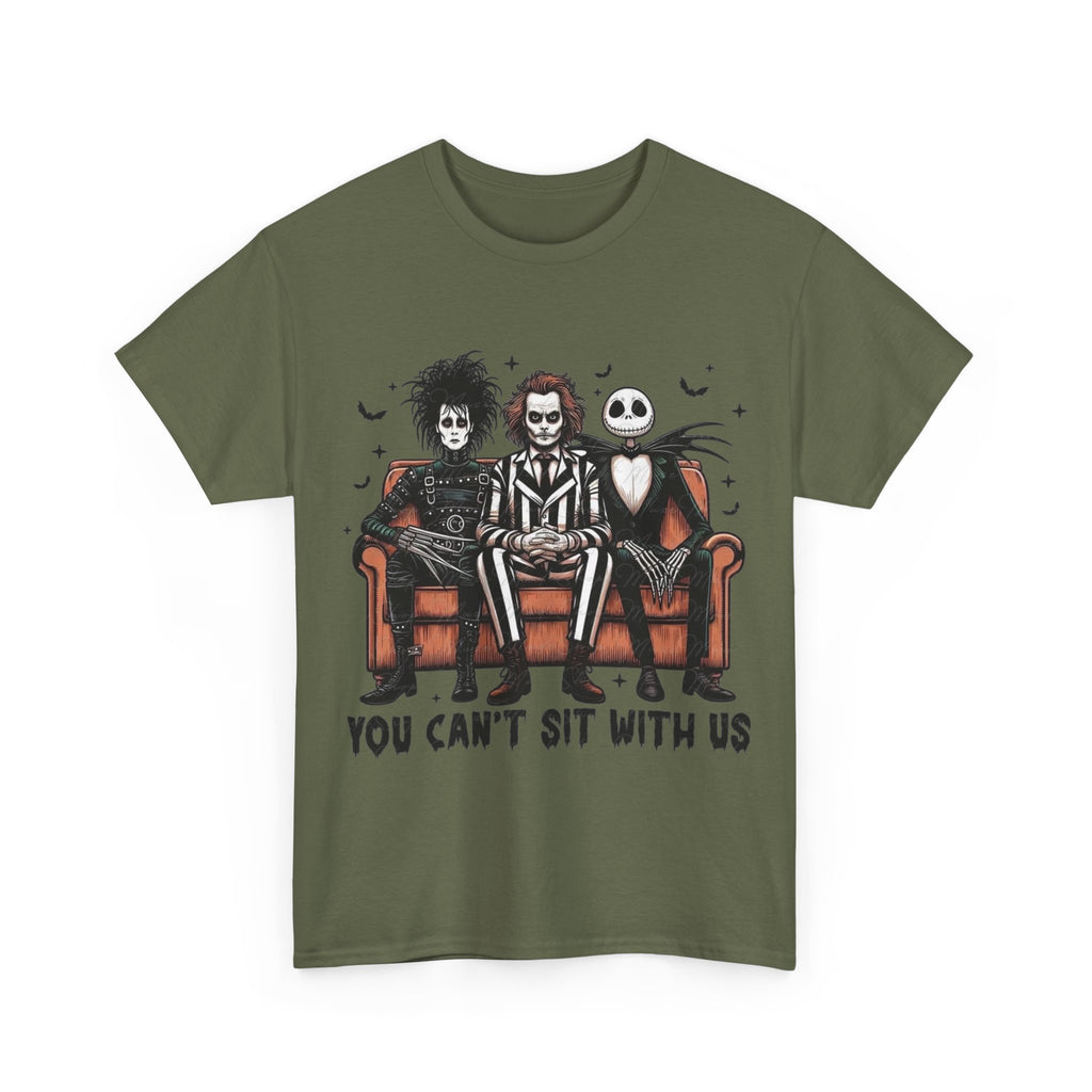Johnny Depp Graphic Tee — 'You Can't Sit With Us' Halloween Horror Trio T-Shirt