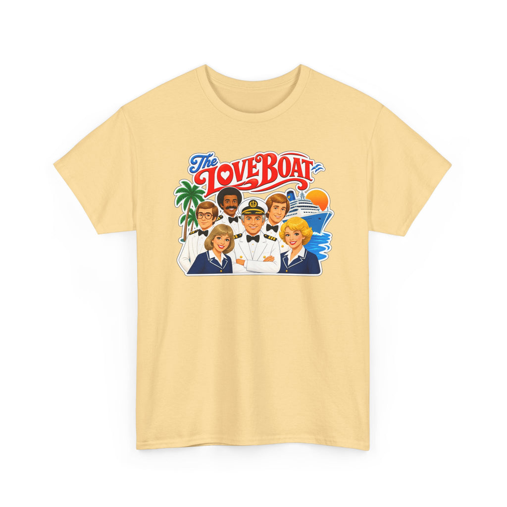 The Love Boat Crew Cotton T-Shirt — Retro TV Cruise Logo Tee