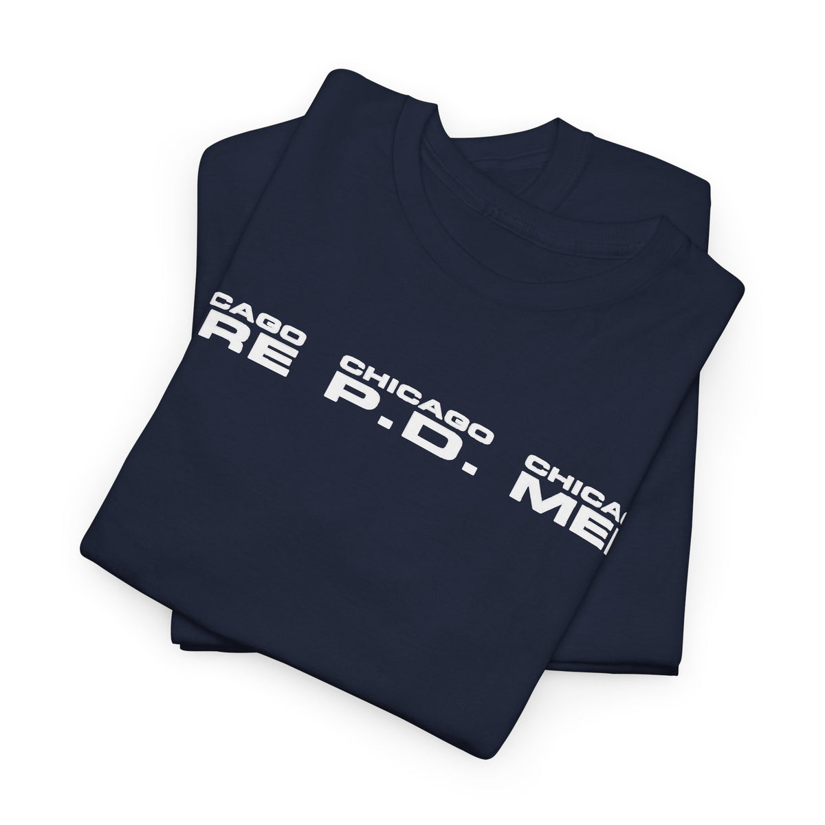 Chicago Fire, P.D. & Med Inspired Logo Cotton T-Shirt / Tee