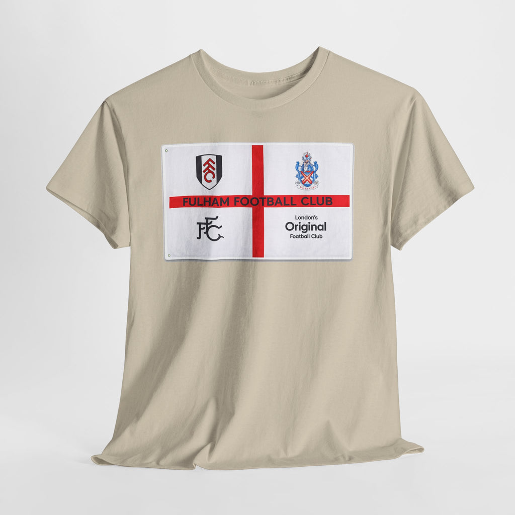 Fulham Football Club Crest Tee — St George’s Cross Football Shirt