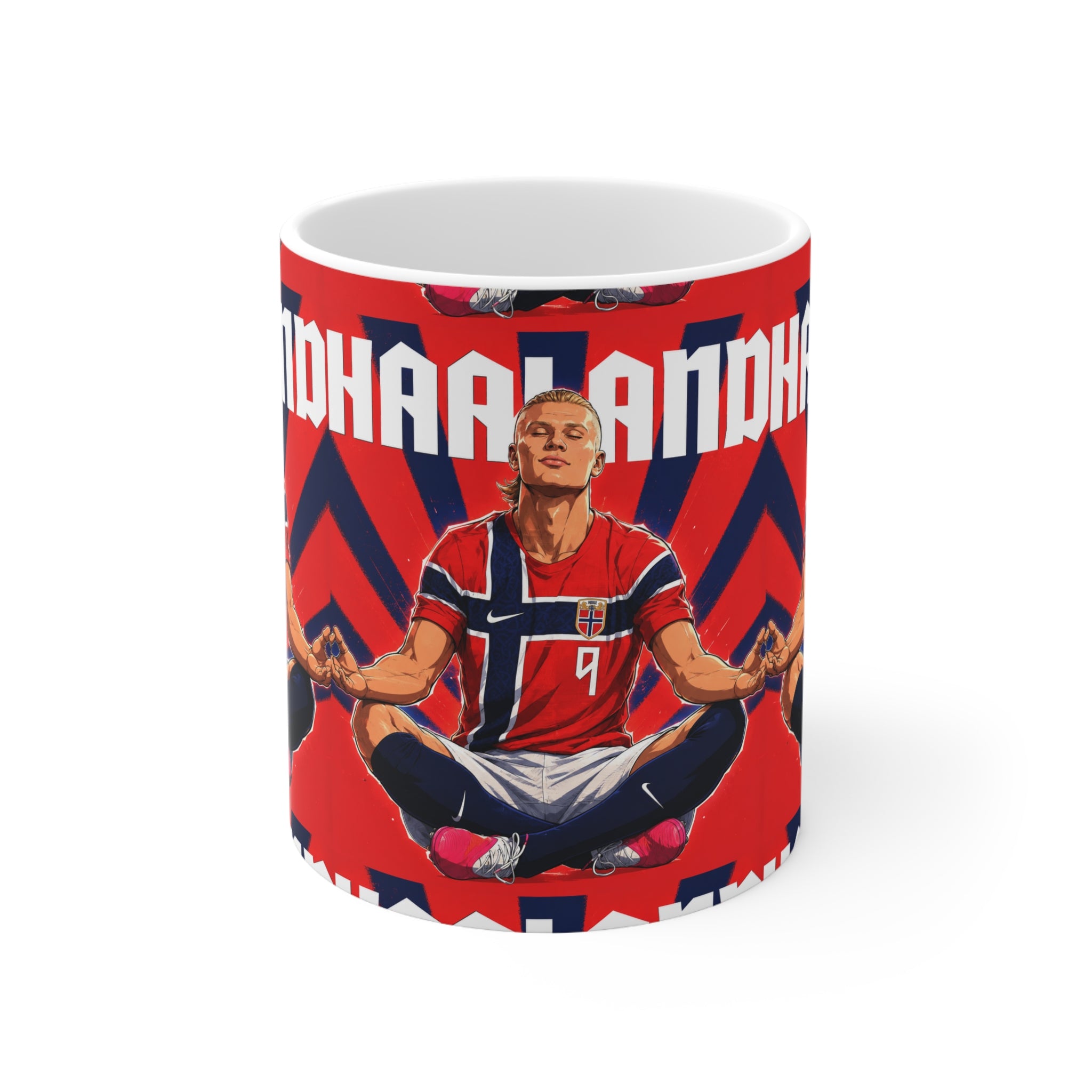 Erling Haaland Norway Player — Ceramic Coffee Cup (11oz & 15oz)