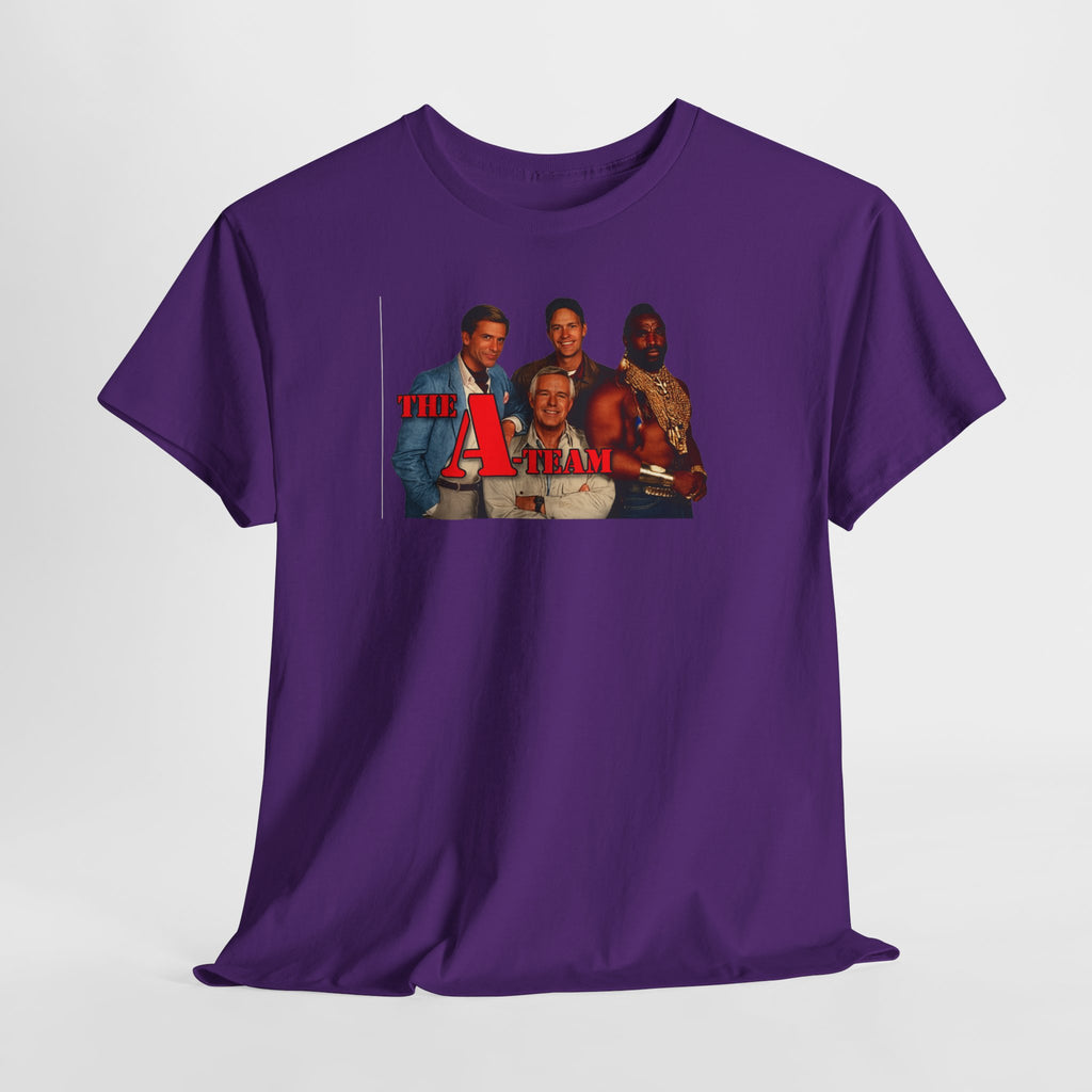 A-Team Graphic Tee — Retro TV Series Logo & Character Poster T-Shirt