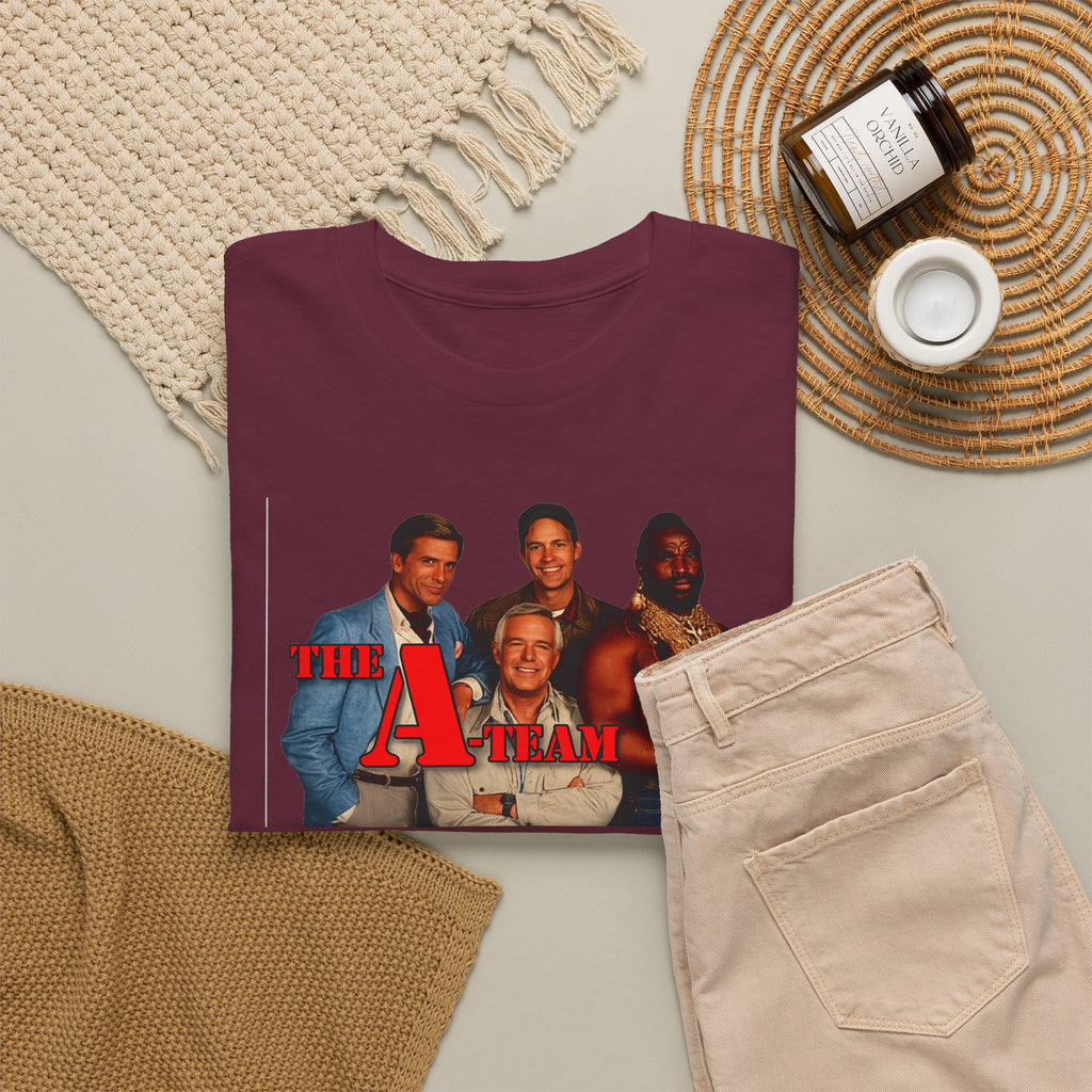 A-Team Graphic Tee — Retro TV Series Logo & Character Poster T-Shirt