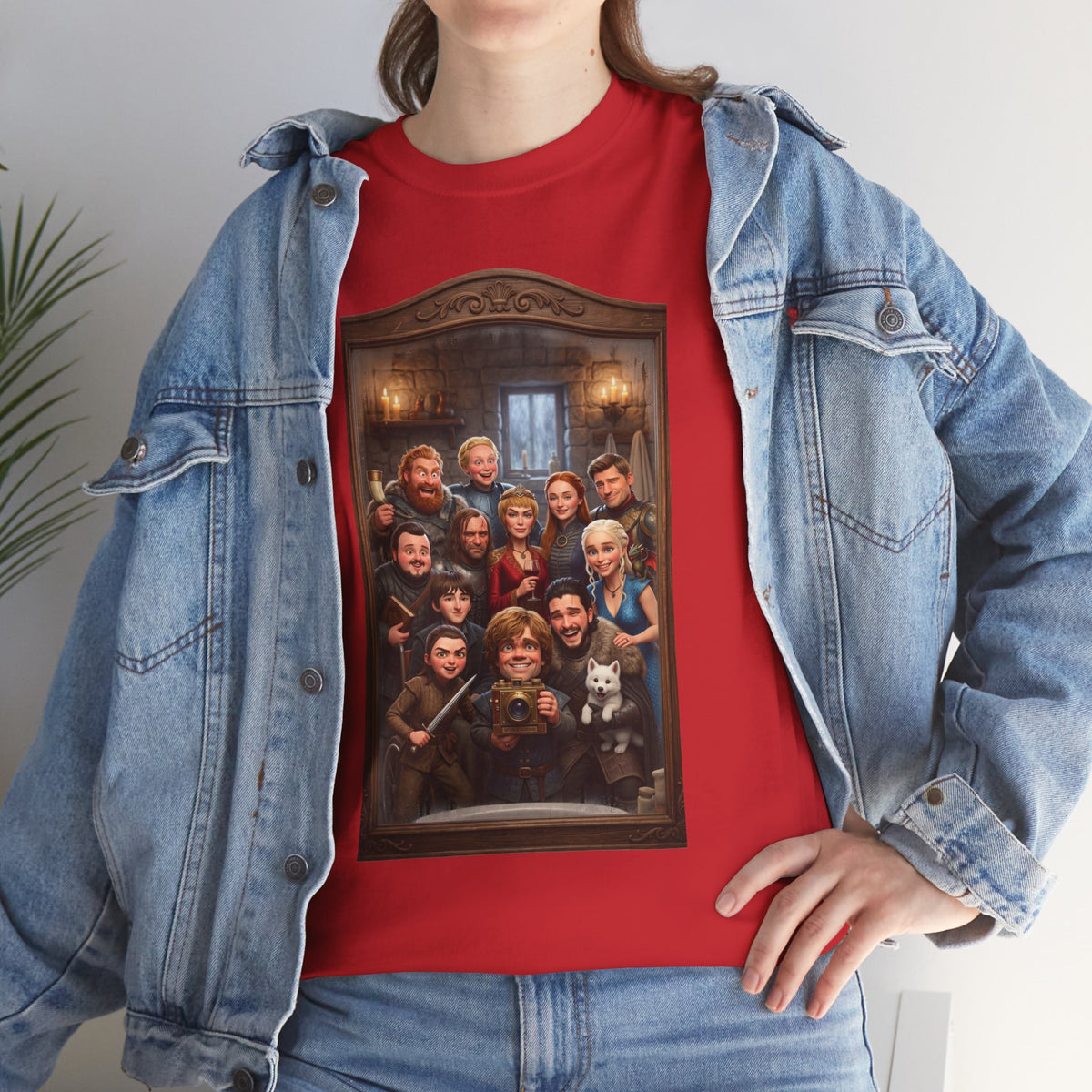 Game of Thrones Cast Portrait Inspired Cotton T-Shirt