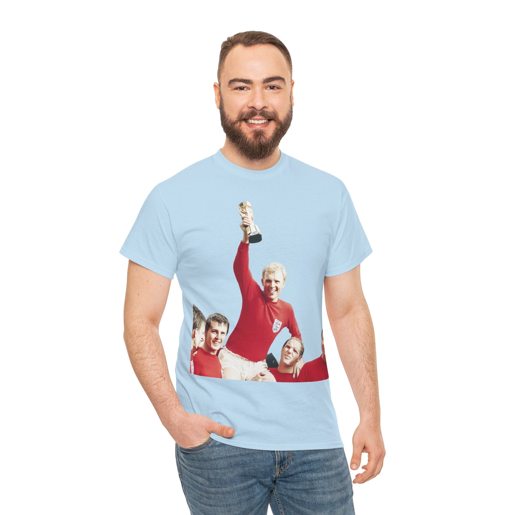 England 1966 World Cup Winners Tee — Retro Team Celebration T-Shirt