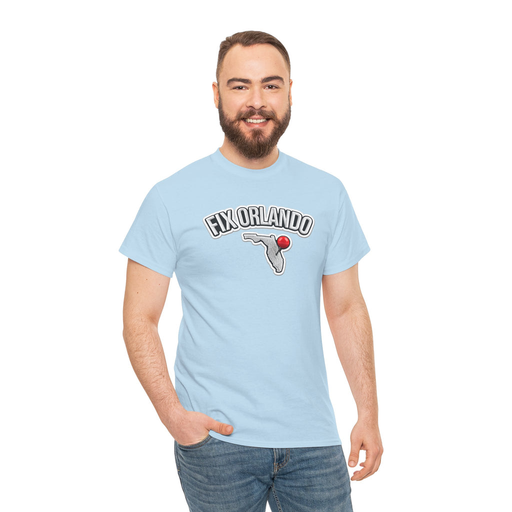 Fix Orlando T-Shirt — Florida Map with Bowling Pin Local Pride Tee
