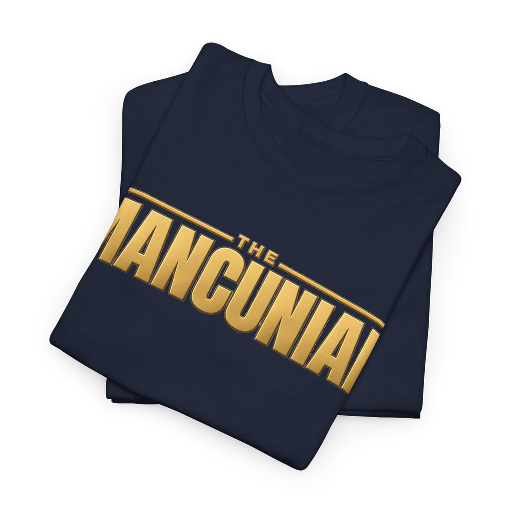 Mancunian Gold Logo Cotton T‑Shirt