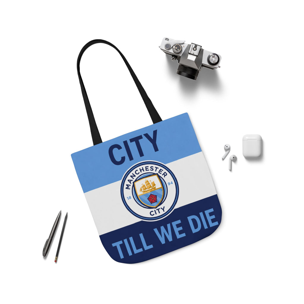 City Till We Die Unofficial Canvas Tote Bag — Manchester Football Fan Bag