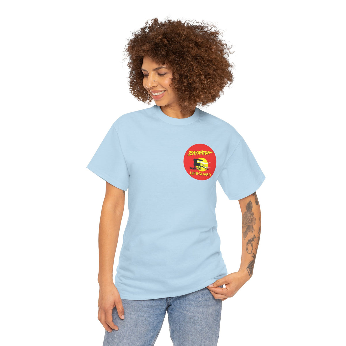 Baywatch Lifeguard Graphic Cotton T-Shirt
