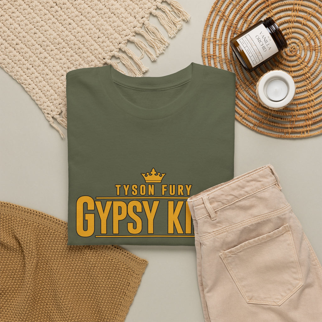 T-Shirt — "Gypsy King" Retro Crown Boxing Tribute Tee