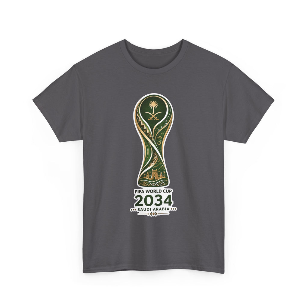 2034 FIFA World Cup Qatar 2034 Trophy Cotton T‑Shirt