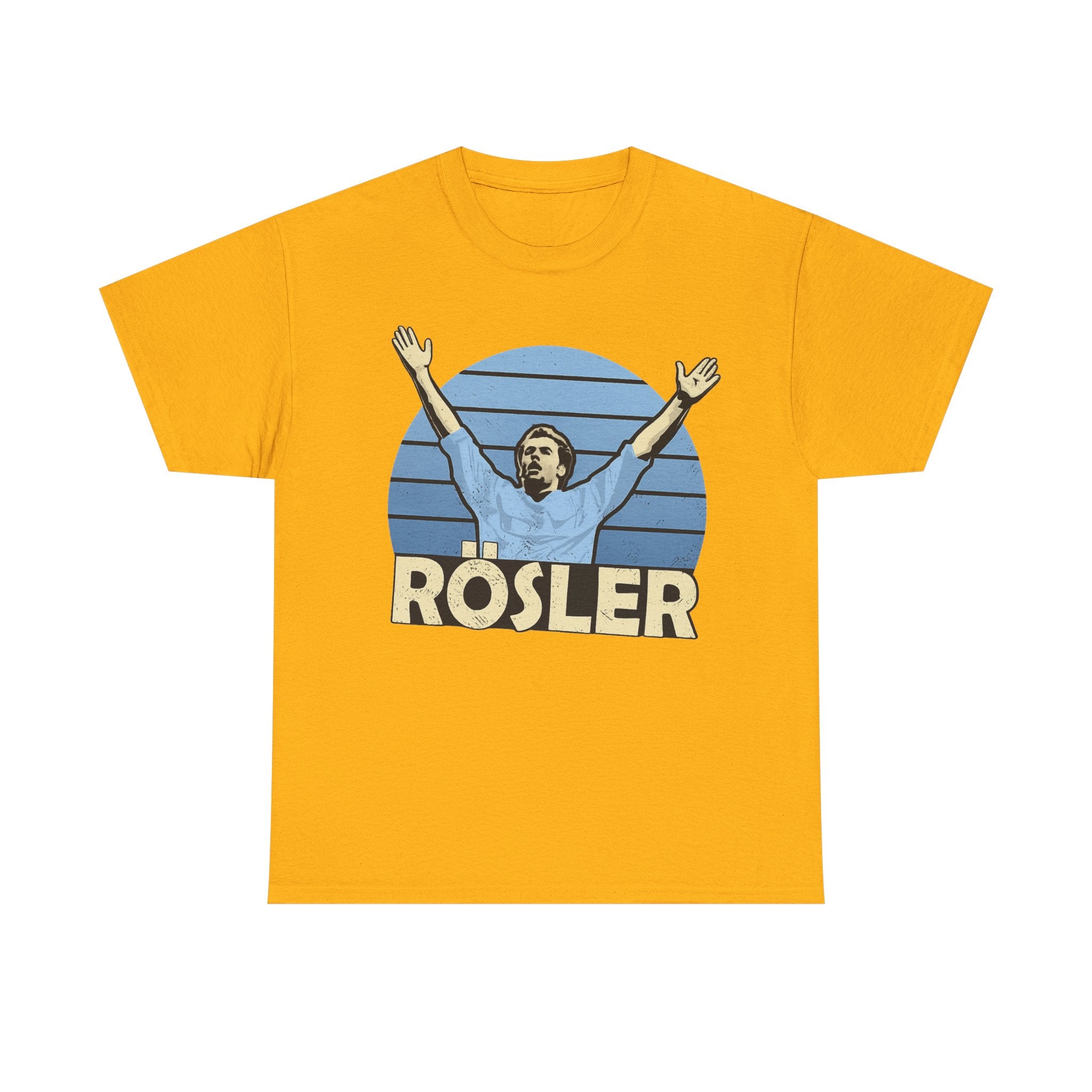 Retro 'Rösler' Graphic Tee - Vintage Soccer Fan Shirt