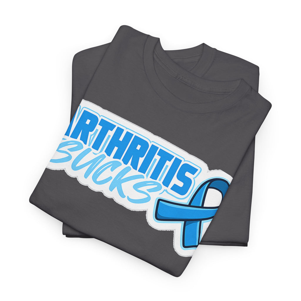 Arthritis Sucks T-Shirt with Awareness Ribbon — Arthritis Support Tee