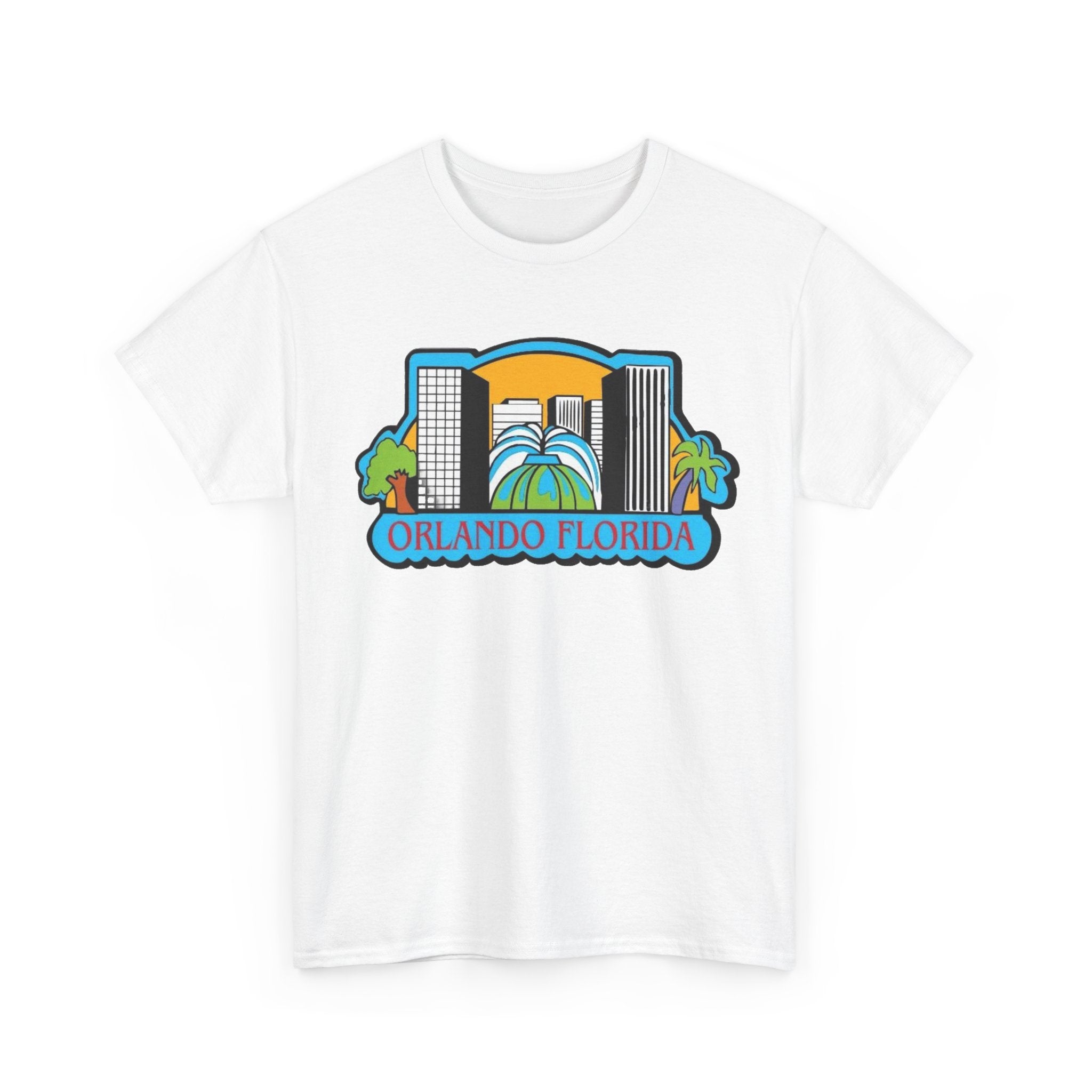 Orlando Florida Retro Skyline T-Shirt