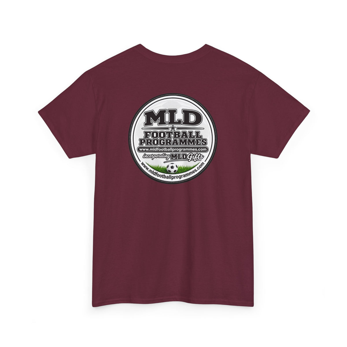 MLD Football Programmes Vintage Logo Cotton T-Shirt
