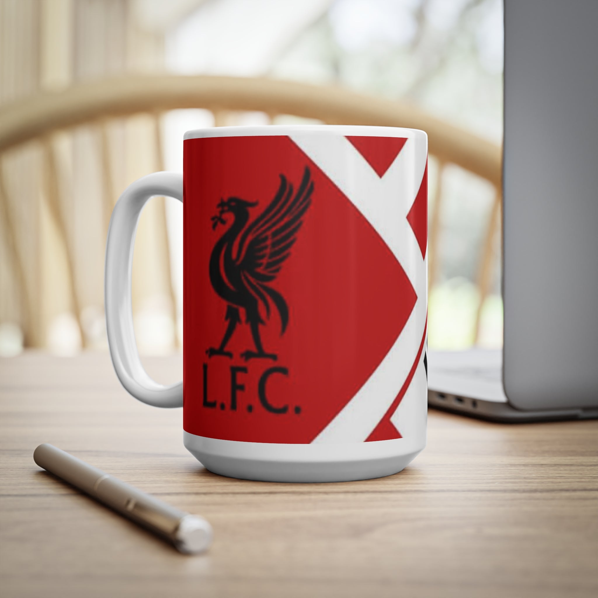 Liverpool FC Ceramic Coffee Mug — Red Crest 11oz & 15oz