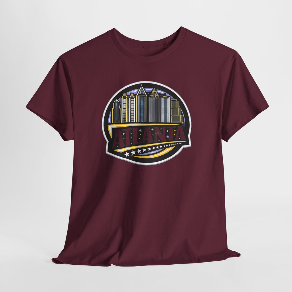 Atlanta Skyline Tee — Vintage City Badge Graphic T-Shirt