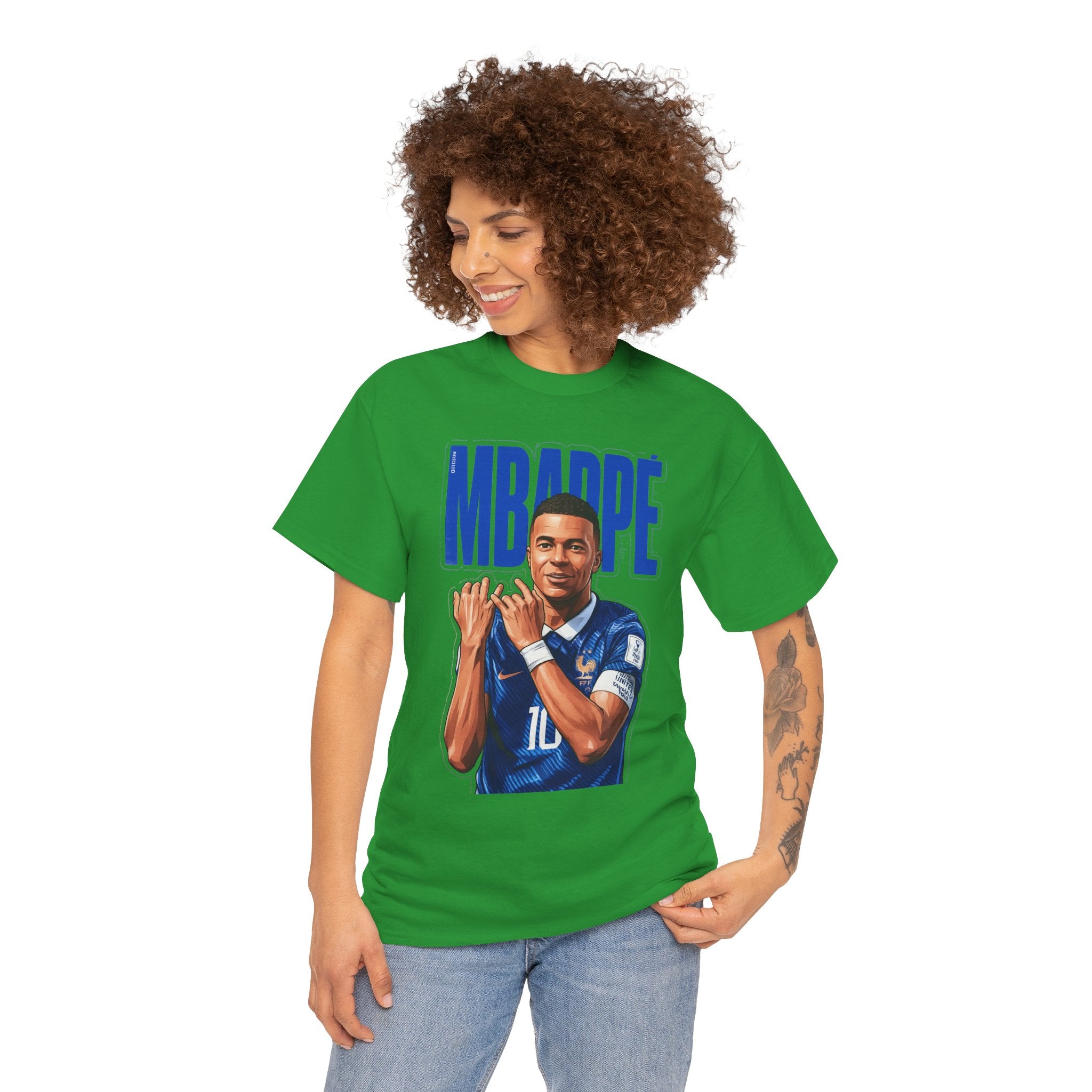 MBAPPE Graphic Shirt Soccer Star Portrait Tee — "