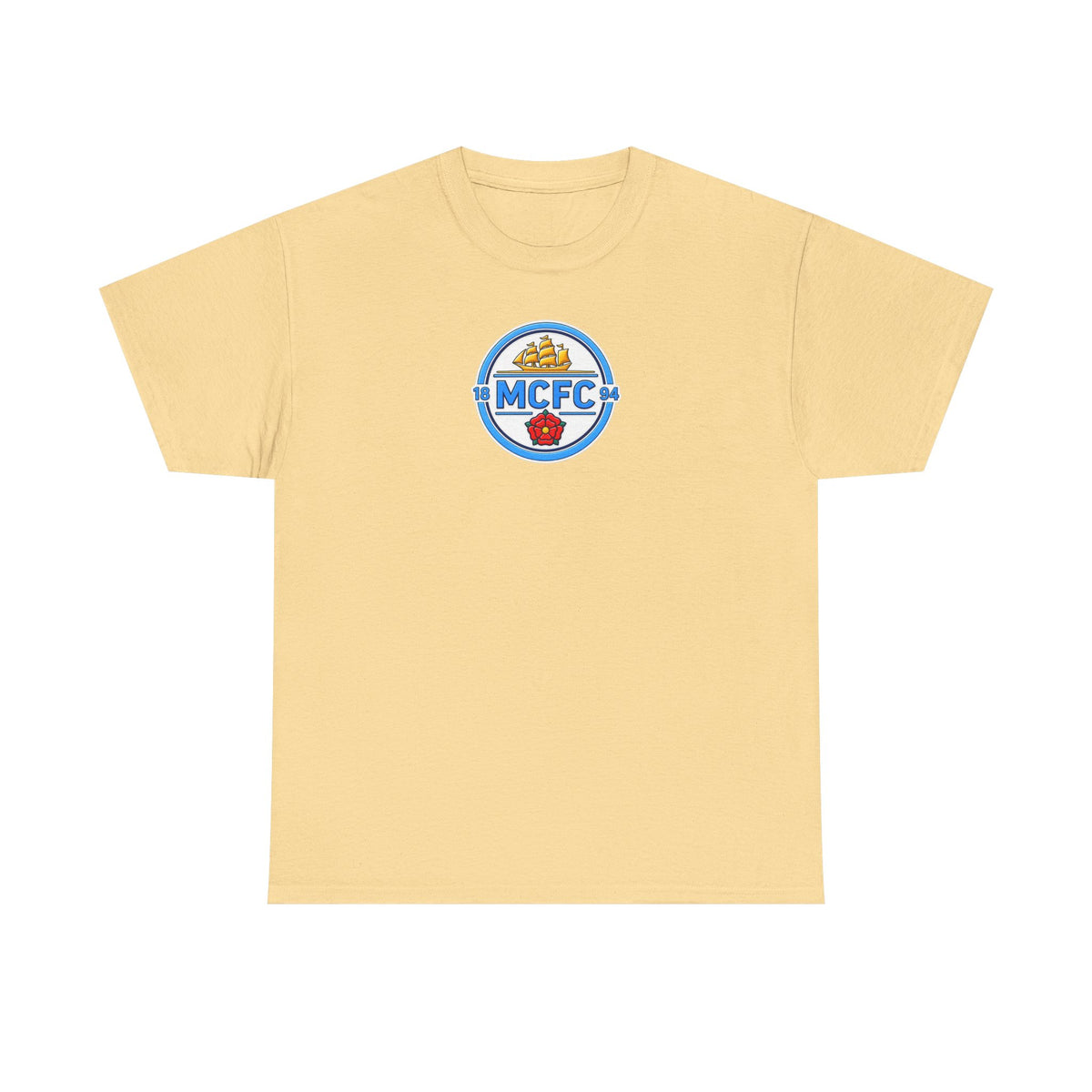 MCFC Retro Crest T‑Shirt — Vintage Soccer Fan Tee
