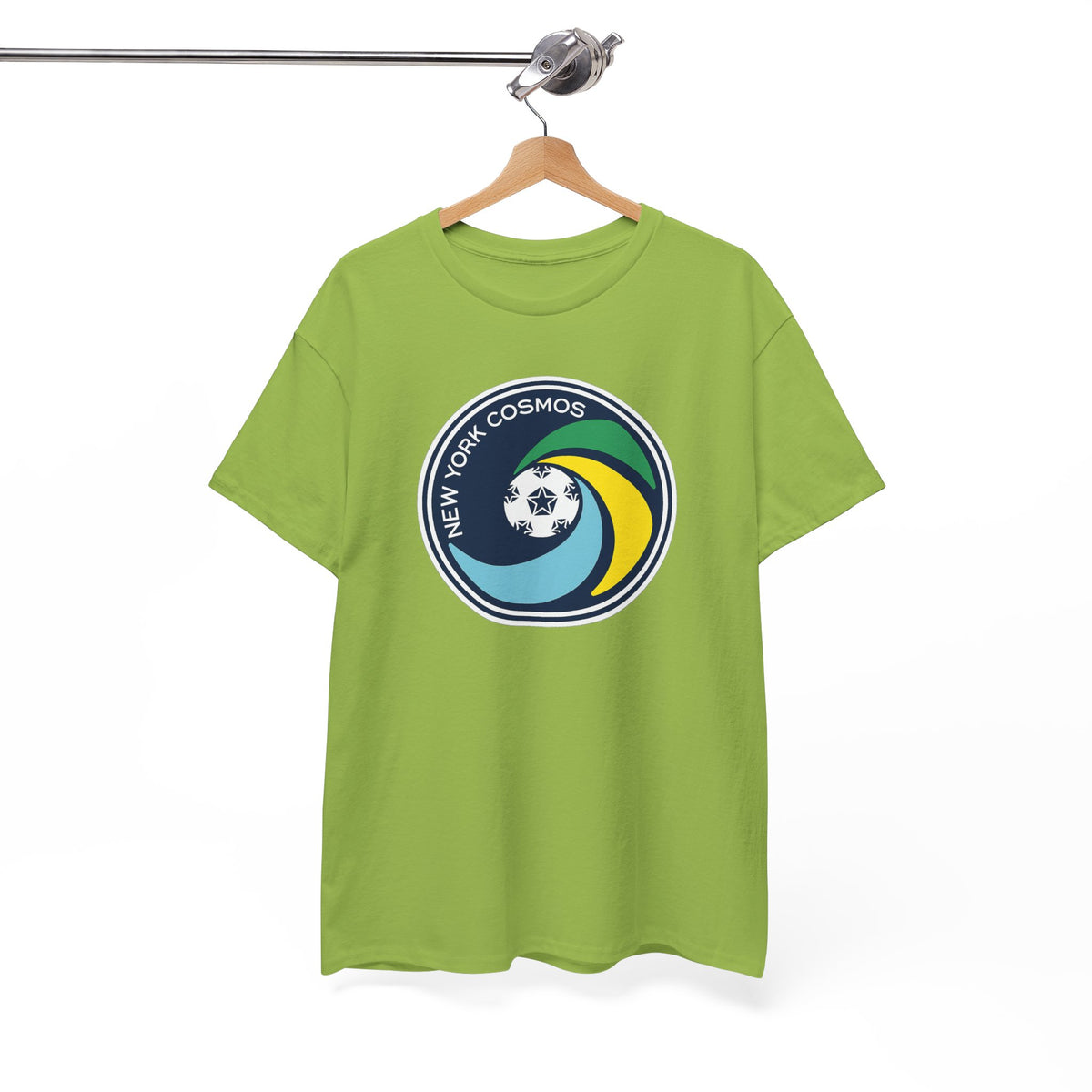 New York Cosmos Retro Logo Cotton T‑Shirt — Vintage Soccer Tee