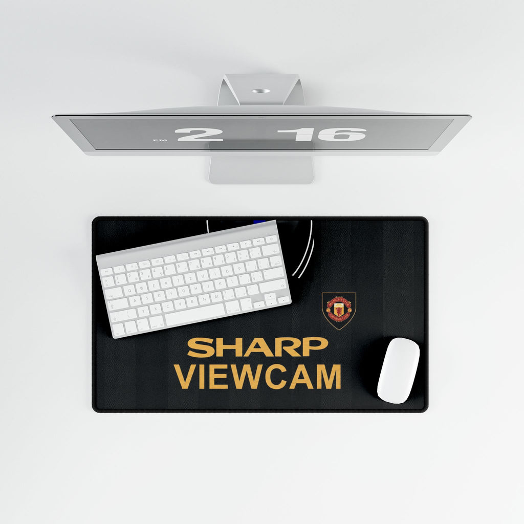 Manchester United Retro Inspired Football Jersey "Sharp Viewcam" Gaming Mouse Pad