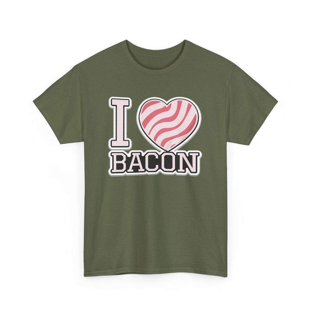 I Heart Bacon T-Shirt — Funny Novelty Bacon Lover Tee