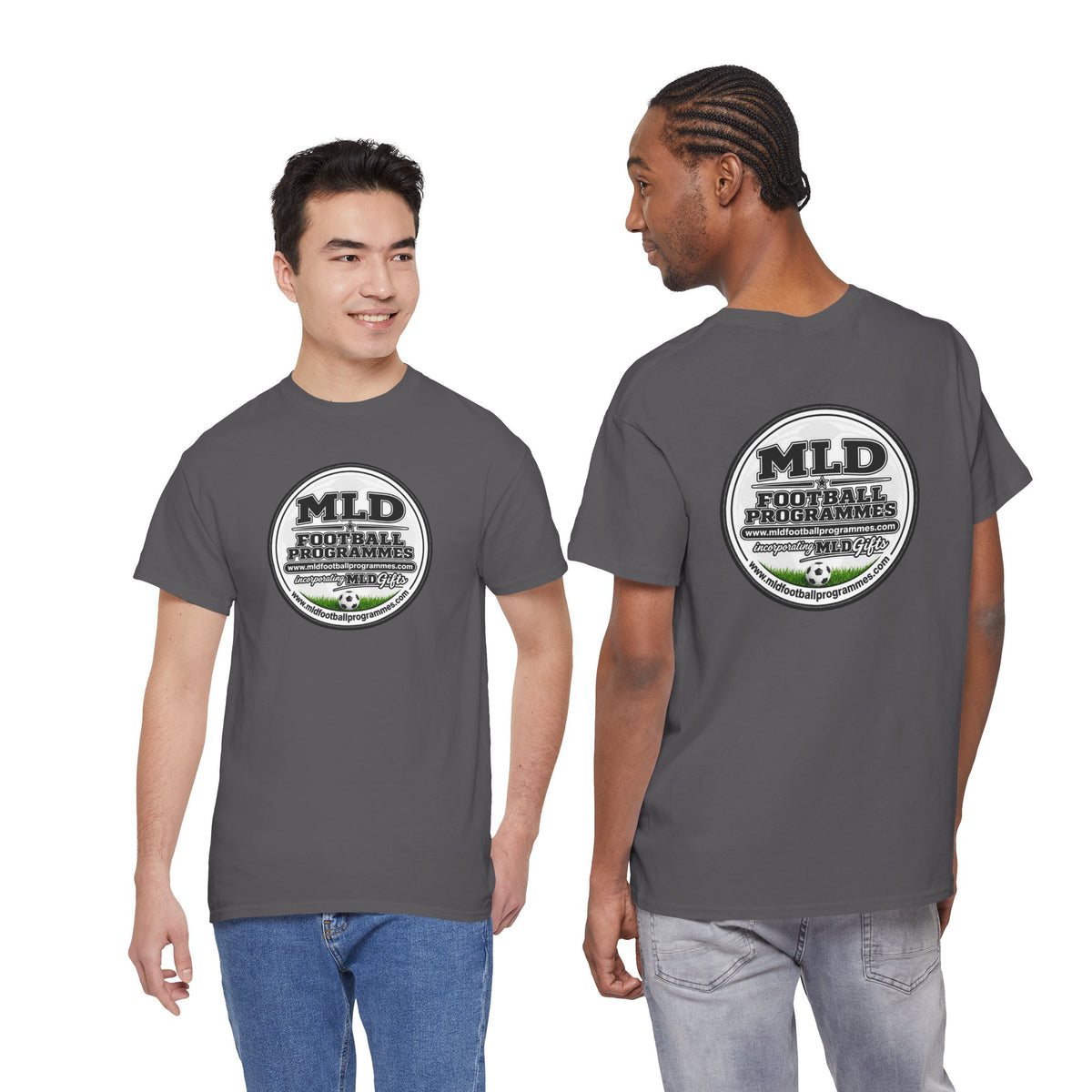 MLD Football Programmes Vintage Logo Cotton T-Shirt