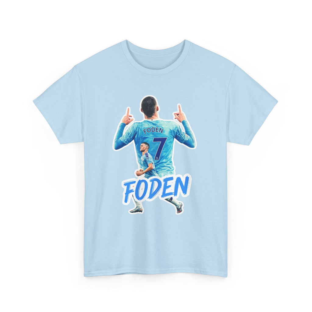 Phil Foden #7 Soccer T‑Shirt — Manchester City Fan Jersey Tribute
