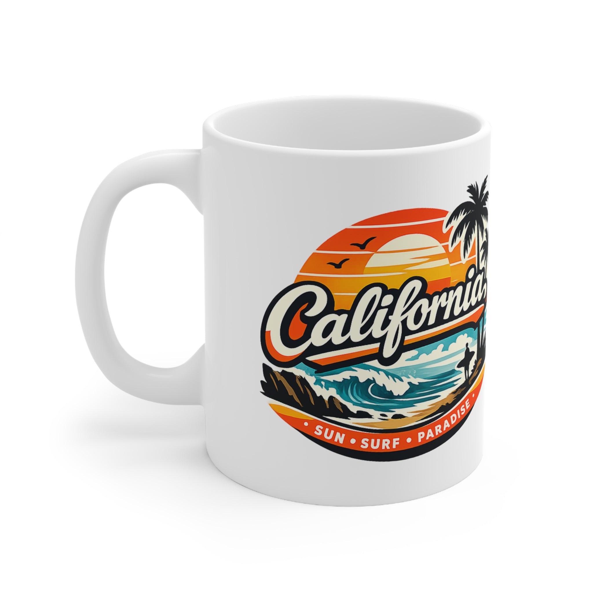 California Sun & Surf Ceramic Coffee Mug — 11oz/15oz