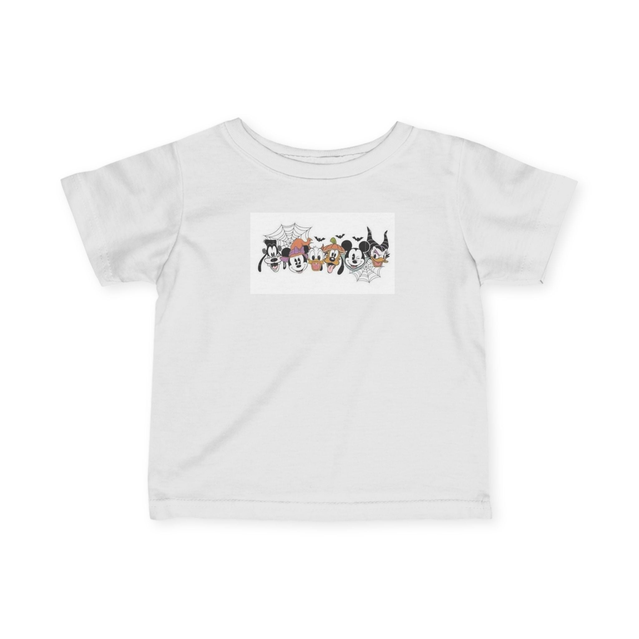 Disney Infant Tee — Cute Cartoon Dogs Lineup Baby Shirt