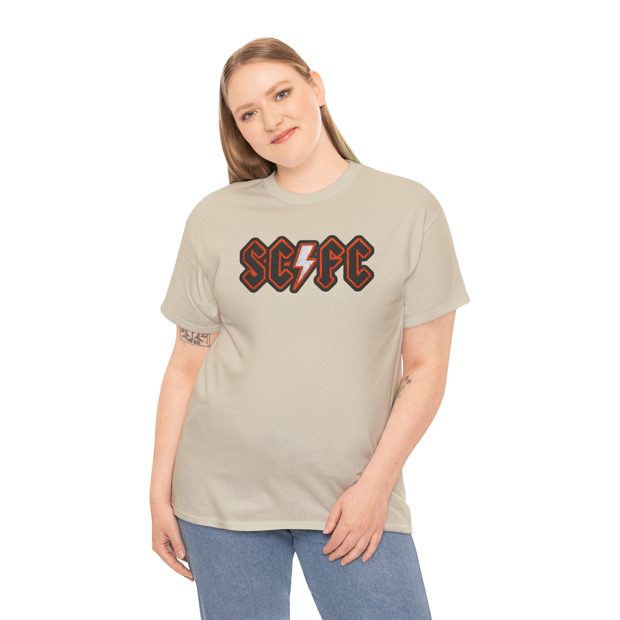 Salford City Inspired Logo T-Shirt — Retro Gothic Band-Style Tee