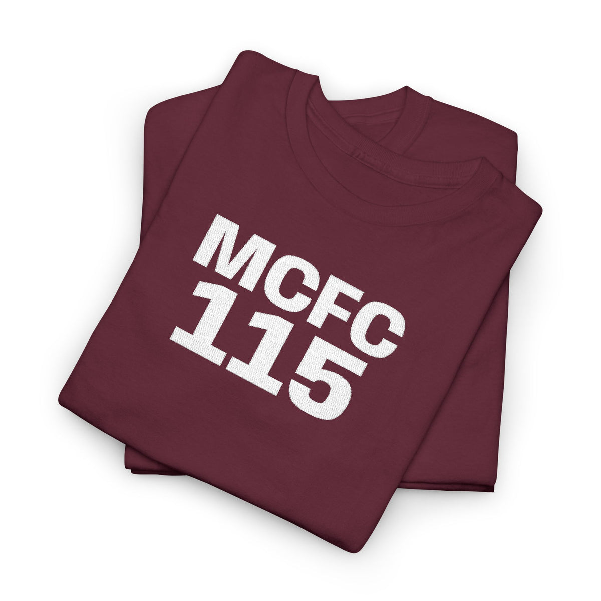 MCFC 115 T-Shirt — Vintage Football Club Number Tee