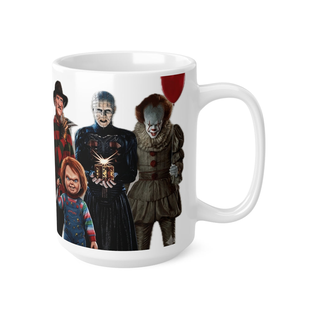 Horror Icon Mug — Classic Movie Slasher Characters 11oz/15oz