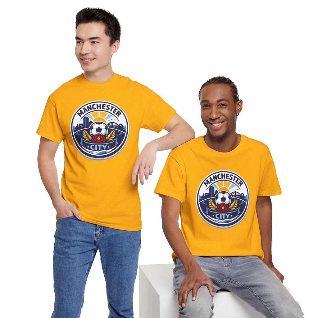Manchester City Unofficial Soccer Logo T-Shirt — Football Fan Tee