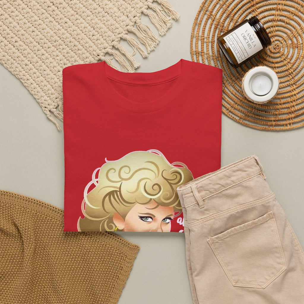 Retro Glam T‑Shirt — 'Tell Me About It, Stud' Vintage Pop Art Tee