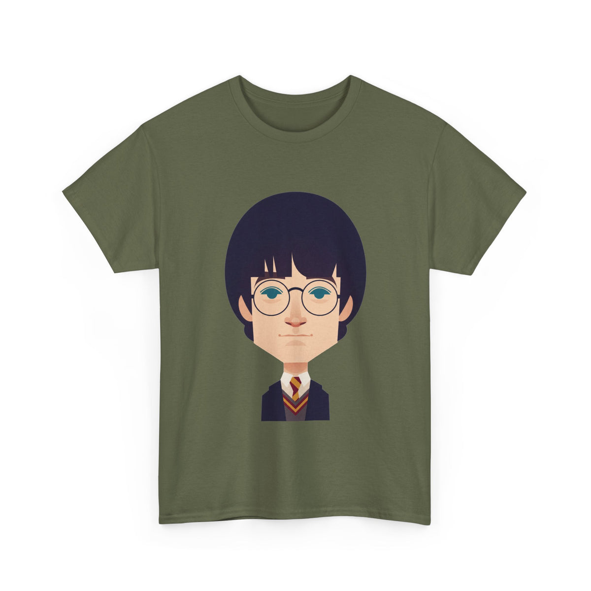 Harry Potter Wizard School Boy Cartoon Cotton T-Shirt