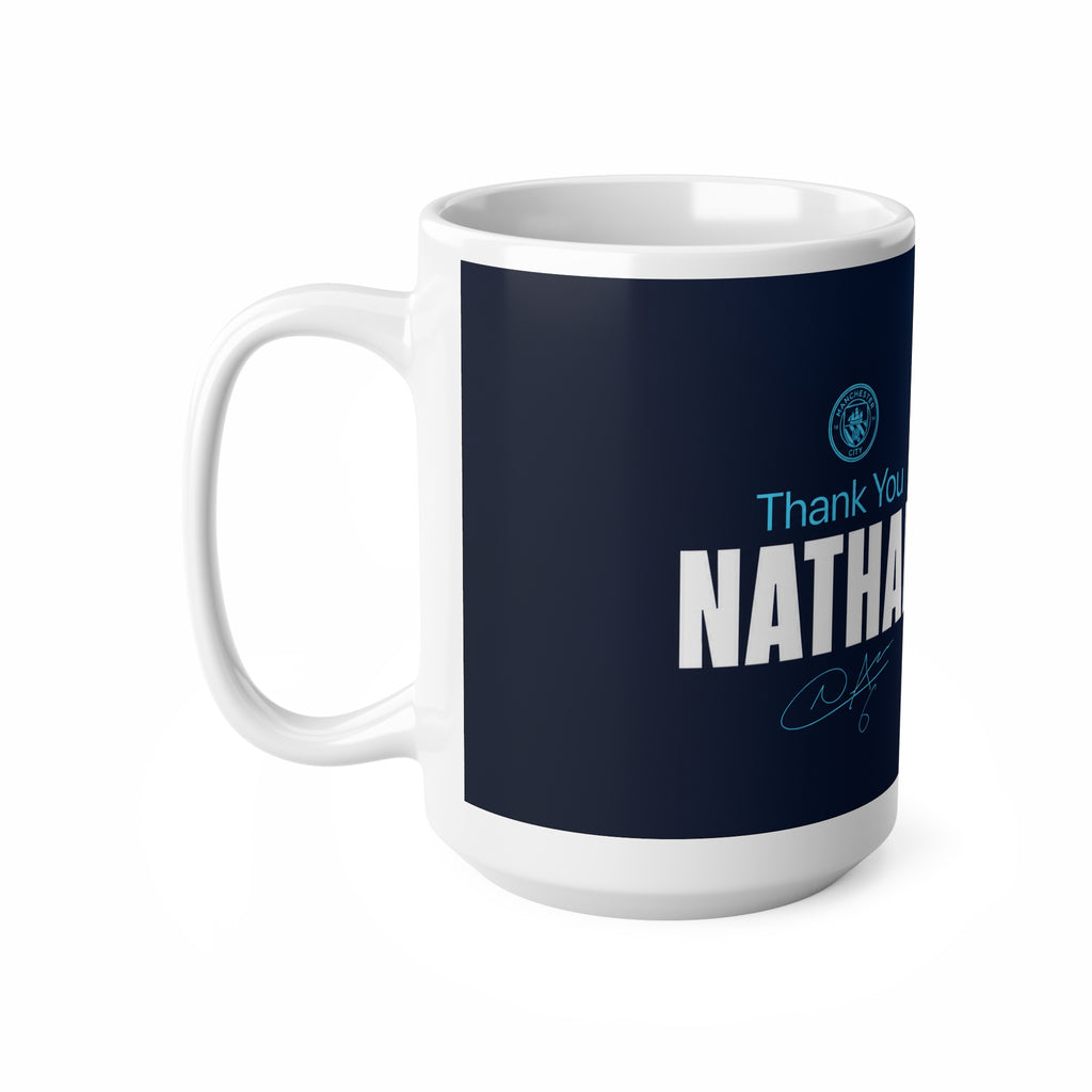 Nathan Aké Manchester City Thank You Ceramic Mug — 11oz & 15oz