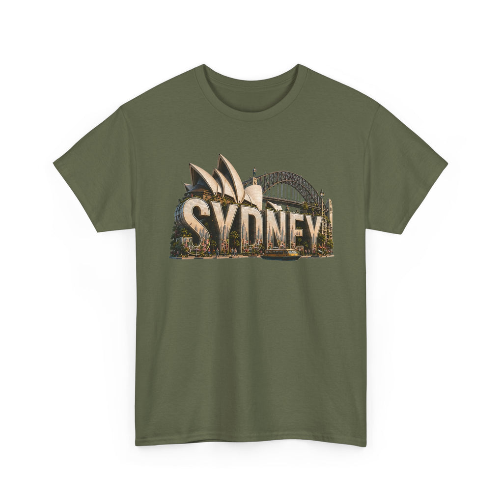 Sydney Landmark T‑Shirt — Vintage Sydney Opera House & Harbour Bridge Tee