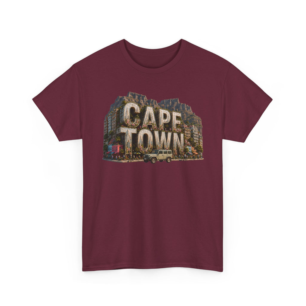Cape Town Vintage Photo Tee — South Africa Travel Souvenir T-Shirt