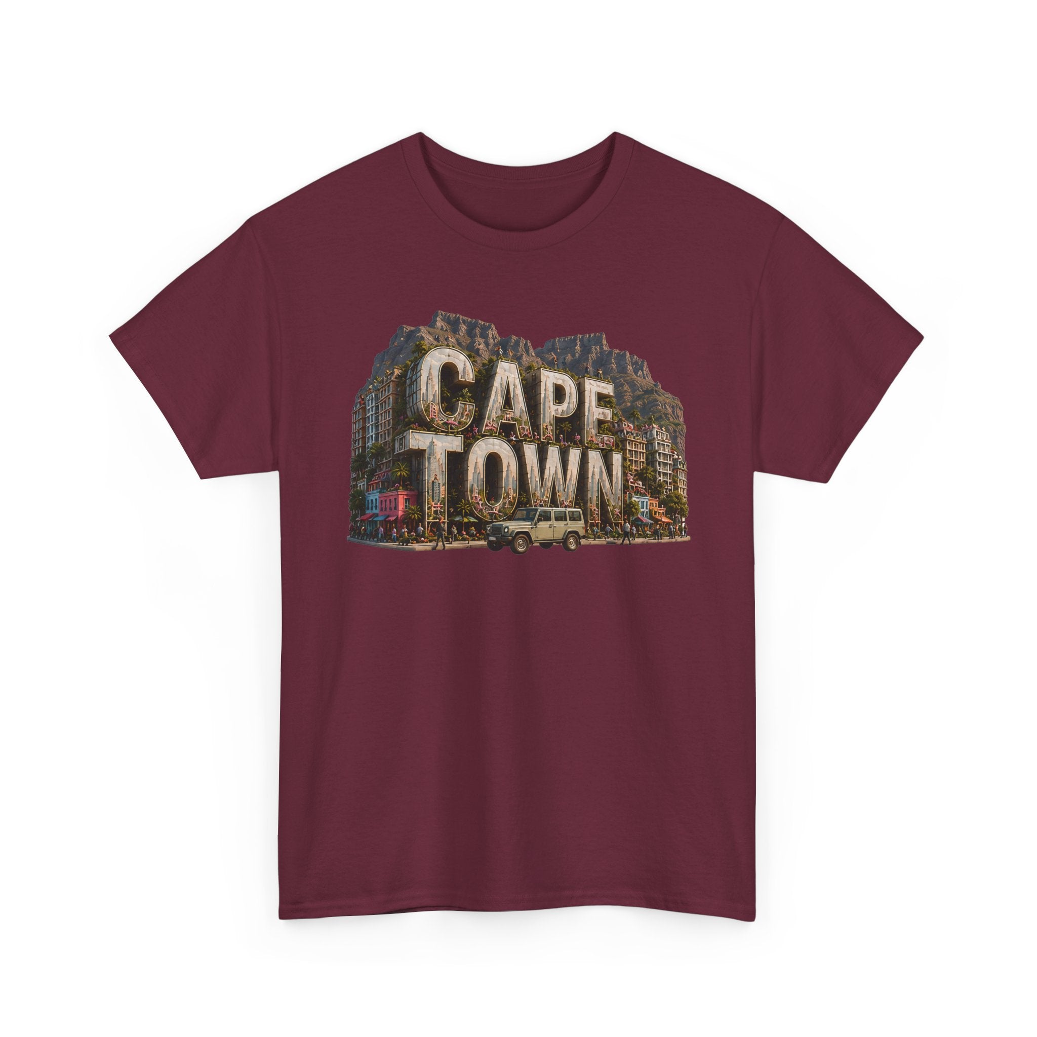 Cape Town Vintage Photo Tee — South Africa Travel Souvenir T-Shirt