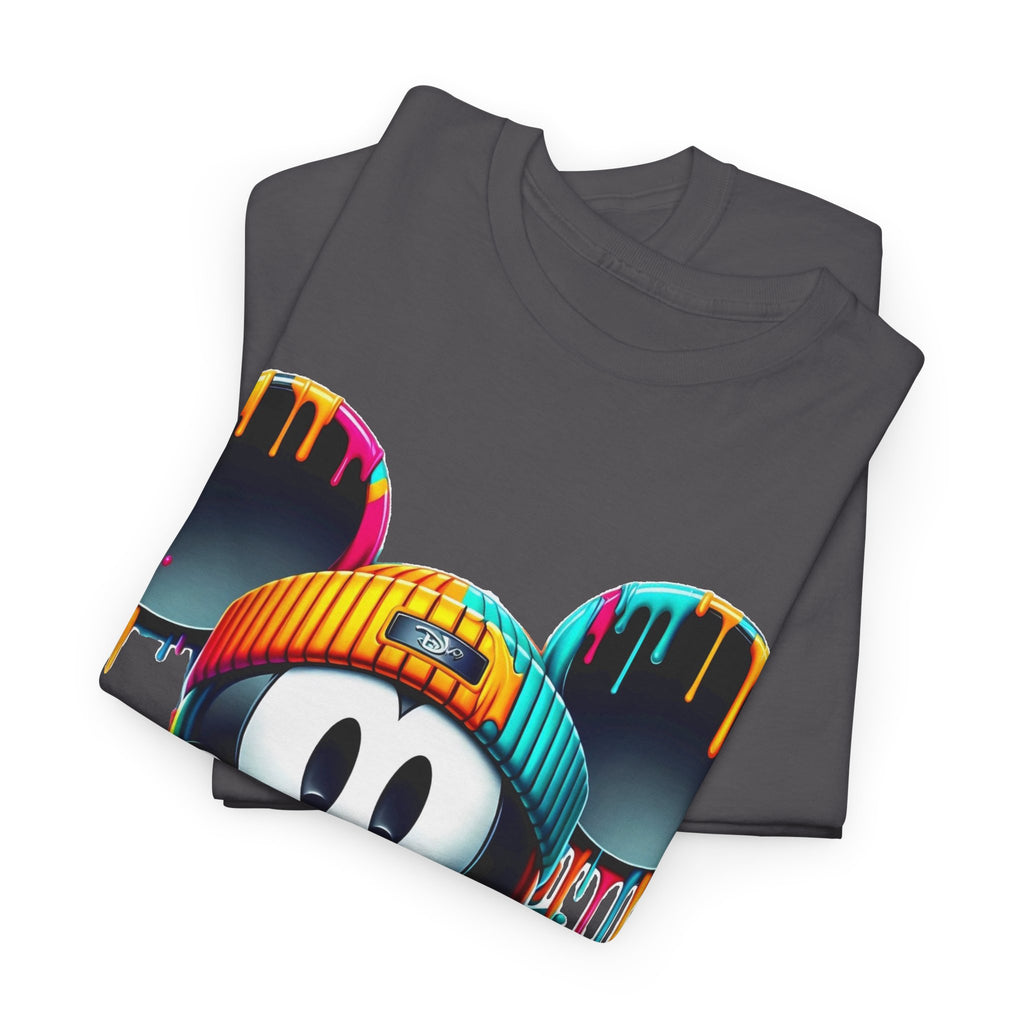 Mickey Graphic Tee — Colorful Street Art Mouse Character T-Shirt