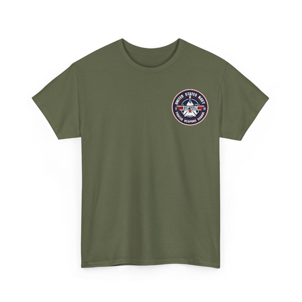 US Navy Top Gun School T-Shirt — 'High Speed' Vintage Cotton T-Shirt
