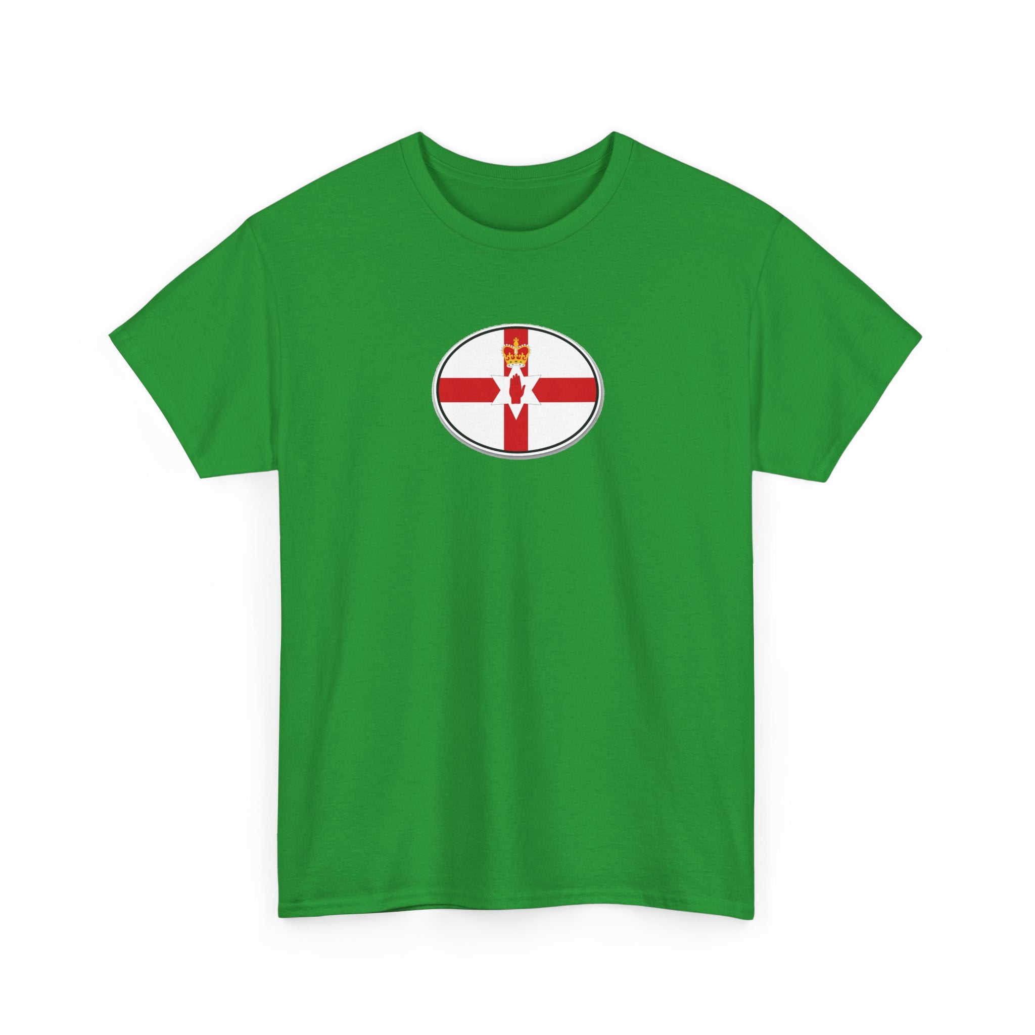 Northern Ireland Flag T‑Shirt — Small Oval Emblem Votton T-Shirt